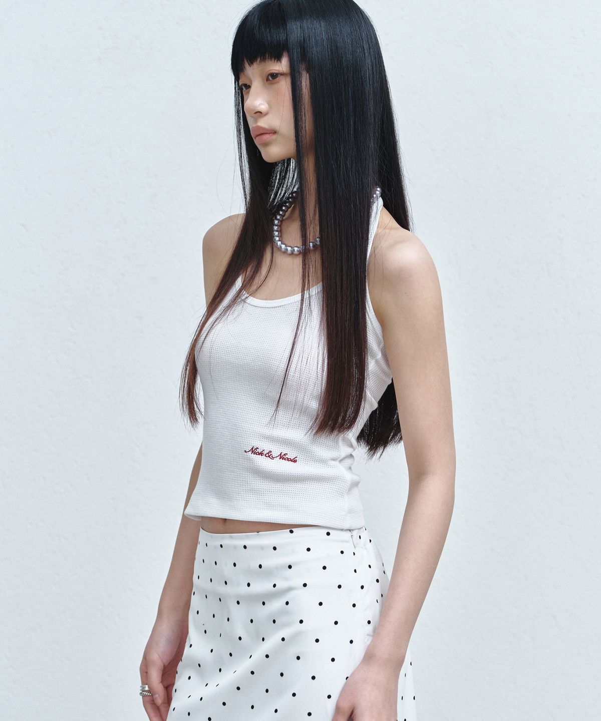 닉앤니콜(NICK&NICOLE) HALTER NECK TOP_IVORY