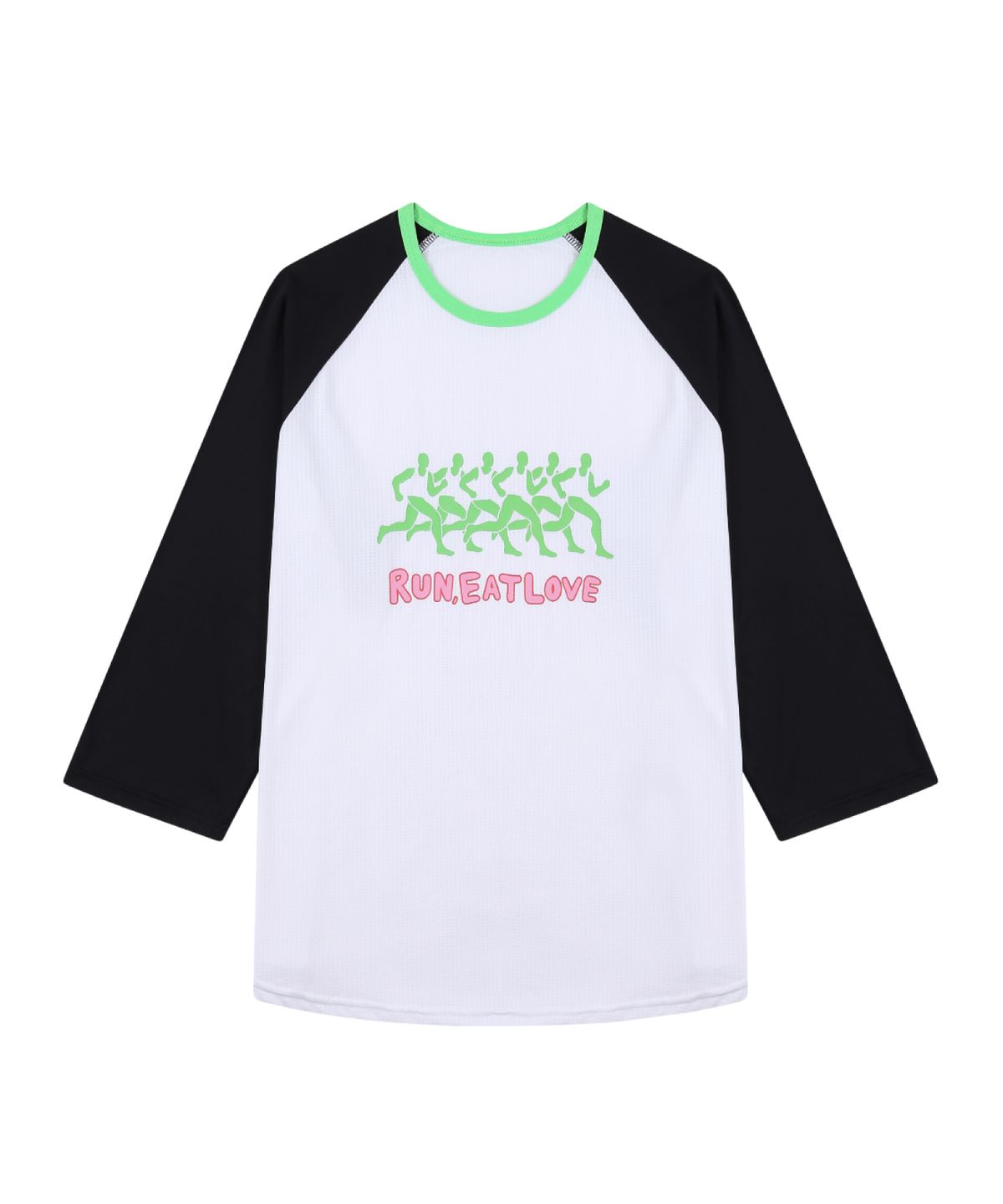 이오유(EOU) Run Eat Love  Raglan mesh 001_WHITE LIME