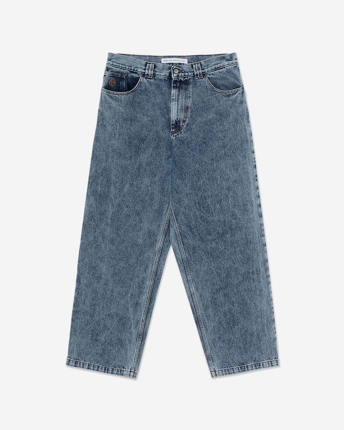 폴라(POLAR) Big Boy Pants - Heavy Washed Blue