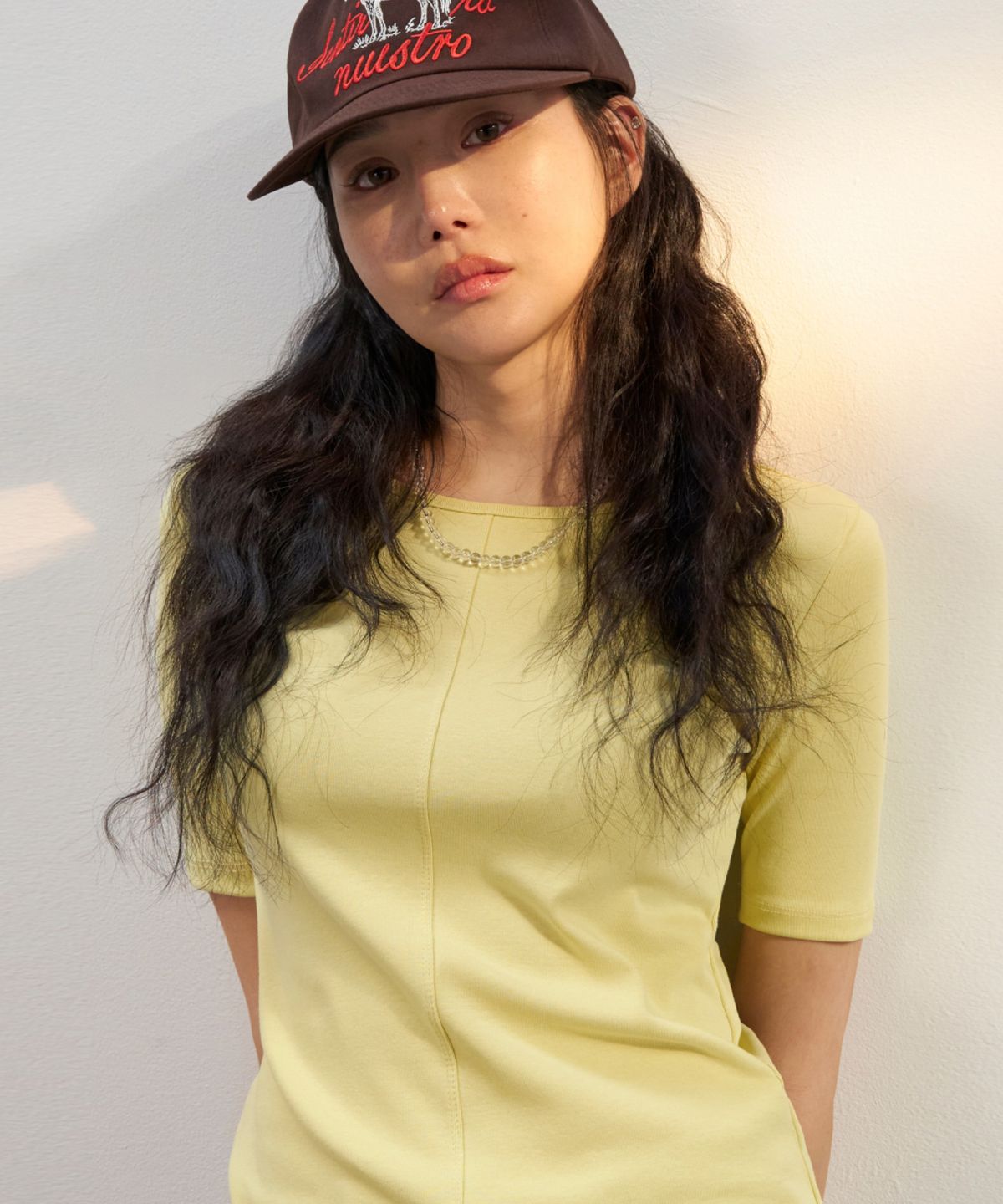 모르브13(MORVE13) 로니 슬림 투웨이 티셔츠