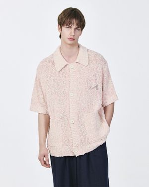 [컬렉션] 슬럽 카라 가디건 핑크 BI3KT310PK