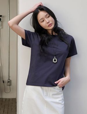 어센티크 실켓 티셔츠(네이비)