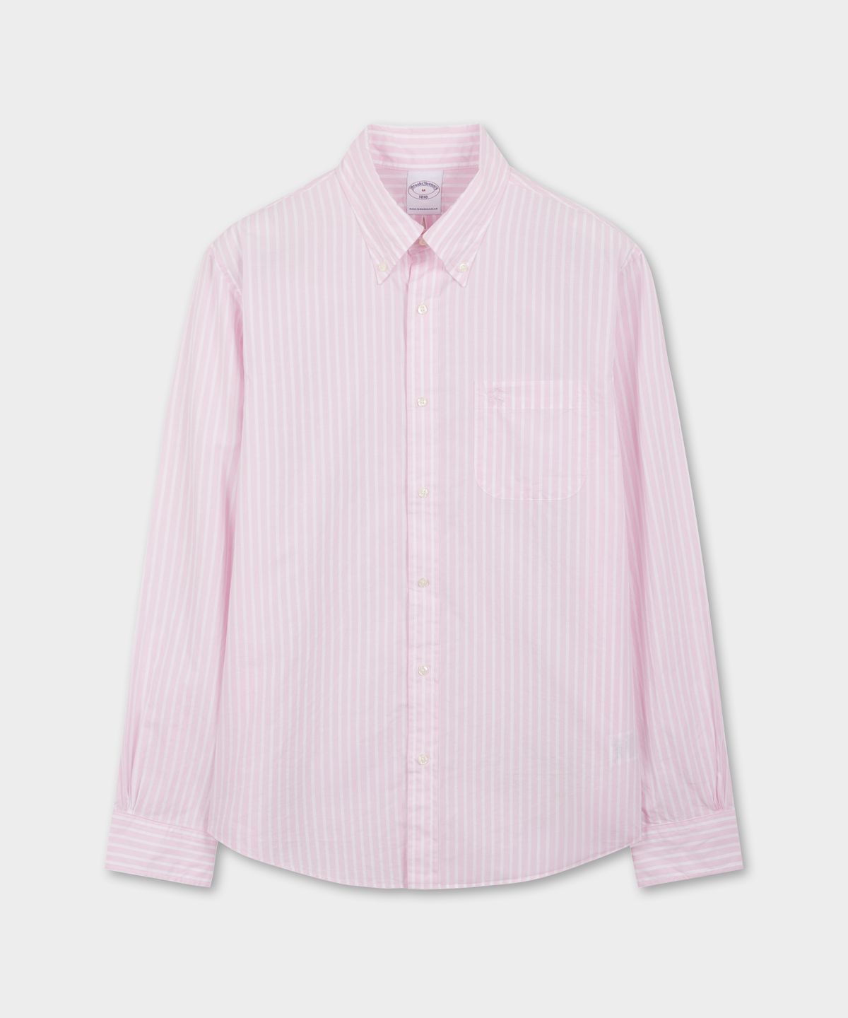 브룩스 브라더스(BROOKS BROTHERS) 프라이데이 포플린 뱅갈 스트라이프 셔츠 (핑크) (BBTHMMG107)