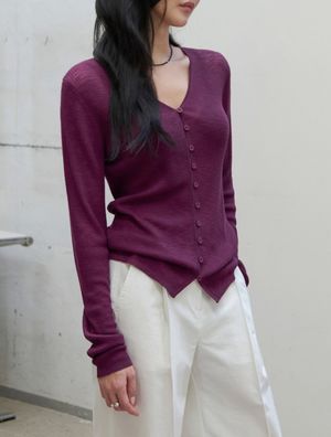 그레이스 슬림 니트 가디건