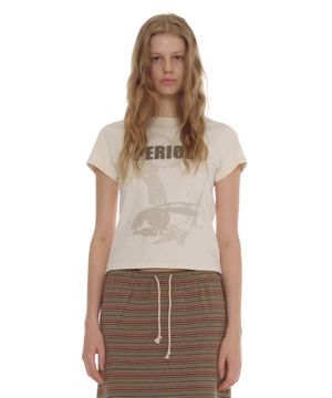 페리오드 프린티드 티_아이보리