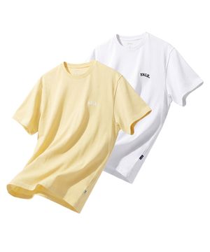 [2PACK] 쿨코튼 스몰아치 티셔츠_옐로우