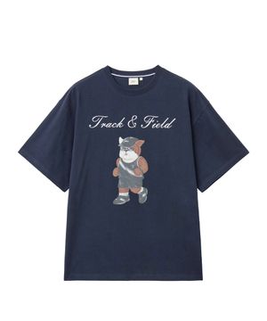 러닝 핸섬 댄 티셔츠_네이비