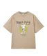 매치포인트 그래픽 티셔츠_베이지