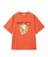 매치포인트 그래픽 티셔츠_코랄