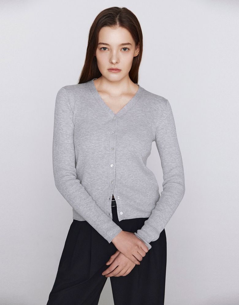 골지 브이넥 가디건(14GG) 356516 [4color]