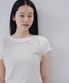 TWO-WAY LAYERED T-SHIRT, IVORY