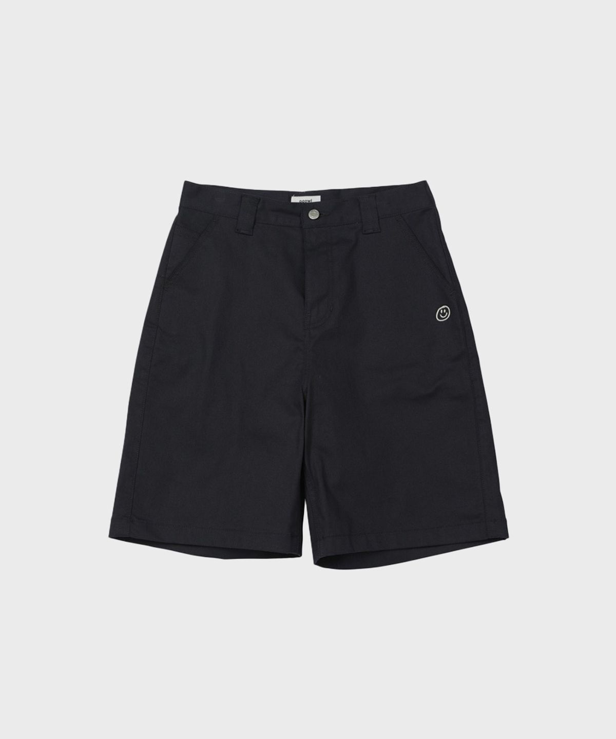오울(OOOWL) TWILL COTTON SHORT PANTS LOVE NAVY