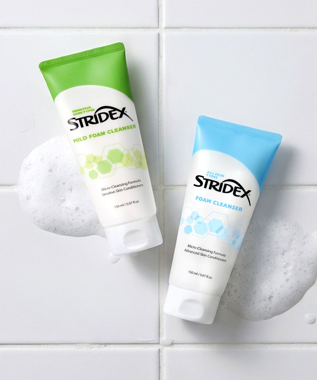 블리스텍스(BLISTEX) 스트라이덱스 시카 히알루 클렌징폼 2종 골라담기