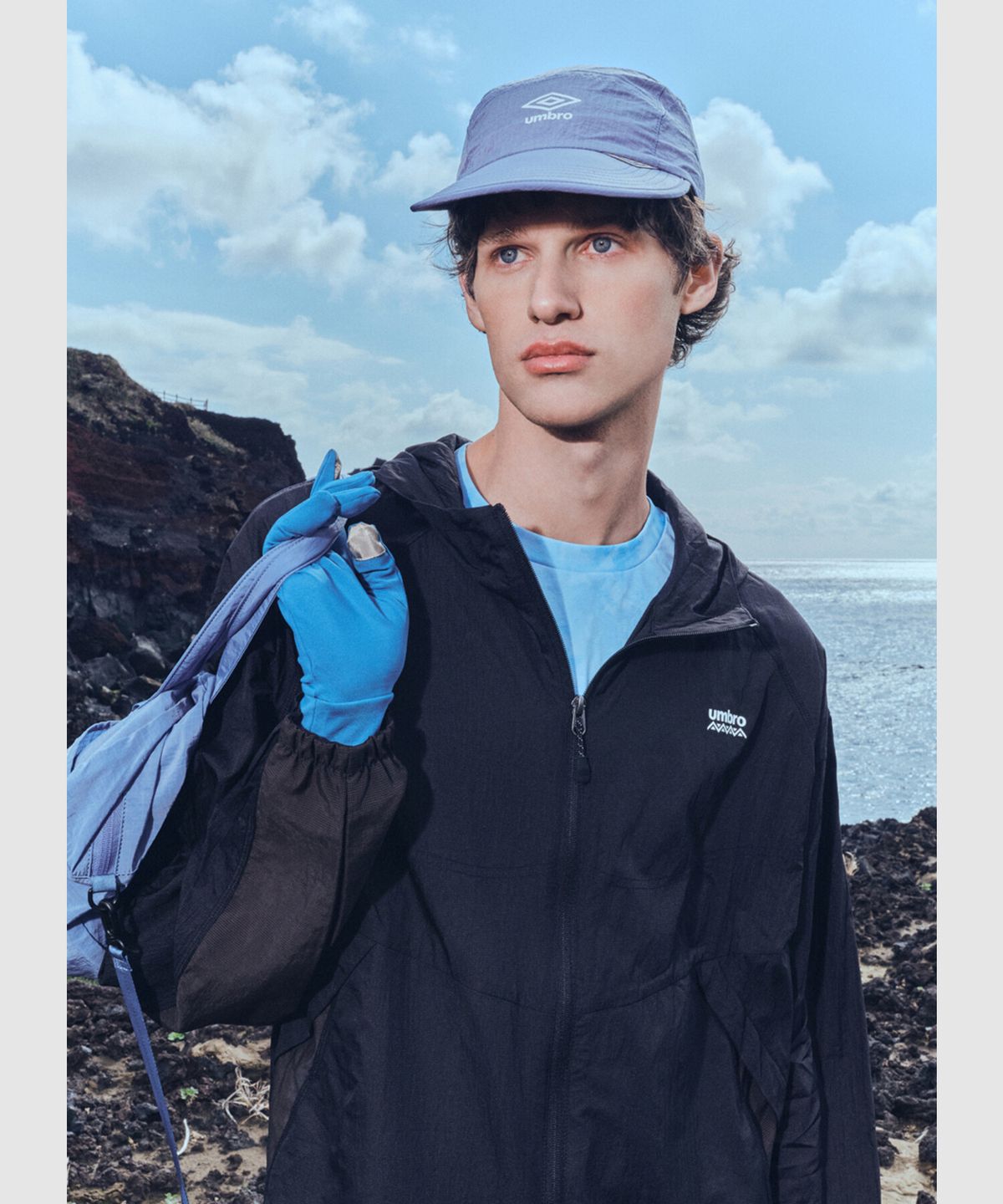 엄브로(UMBRO) 팩잇 경량 캠프캡 블루 UR223CCP41