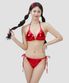 메탈릭 비키니_레드