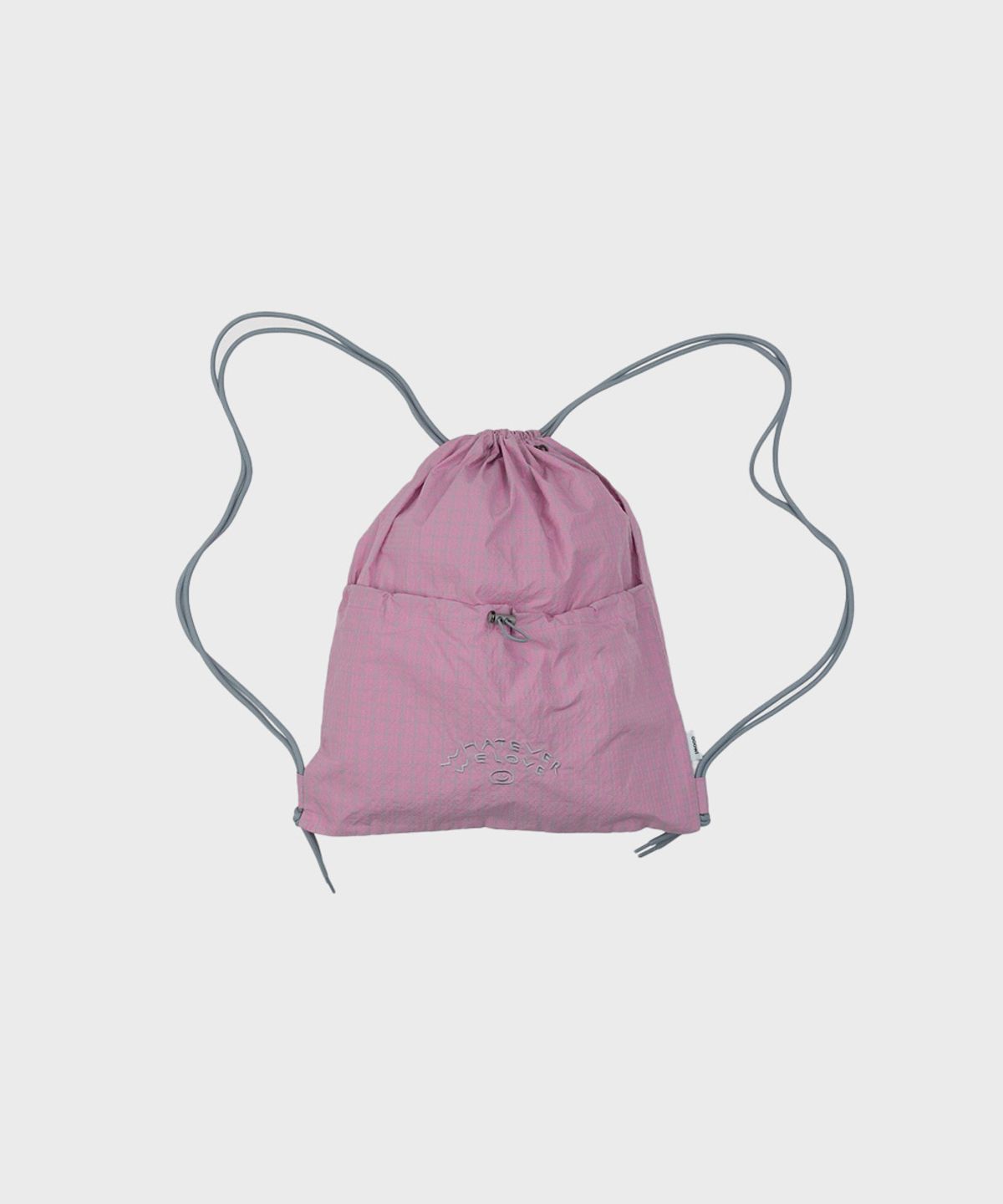 오울(OOOWL) STRING BAG PINK CHECK