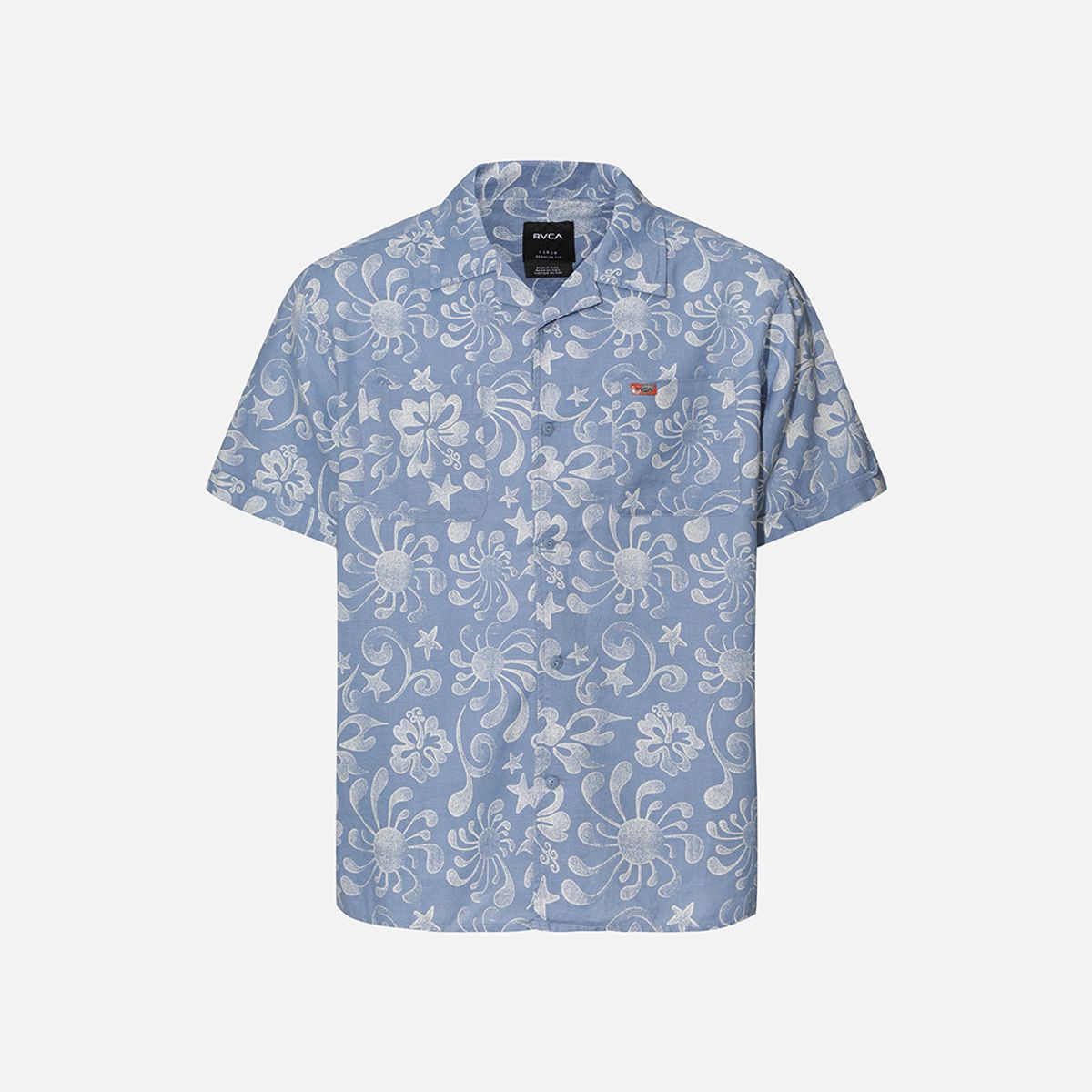 루카(RVCA) 남성 ALVAREZ ALOHA 반팔 셔츠 (VG11SH013LBL)