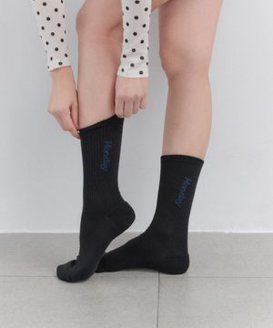 [IHM26SS15] 먼데이 크루삭스 블랙