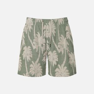 남성 PALMS DOWN EXOTICA ELASTIC 17인치 니트 쇼츠 (VG11BS035GNB)