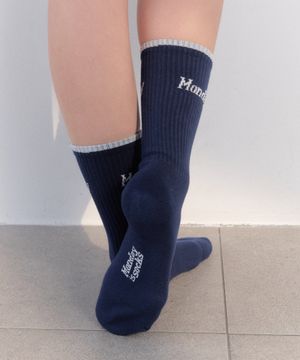 [IHM26SS13] 먼데이 크루삭스 네이비