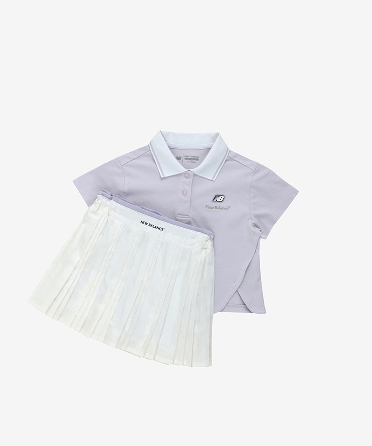 뉴발란스 키즈(NEWBALANCEKIDS) NBgC_아동 여아 카라 티셔츠 스커트 셋업 NK9YG2881G88