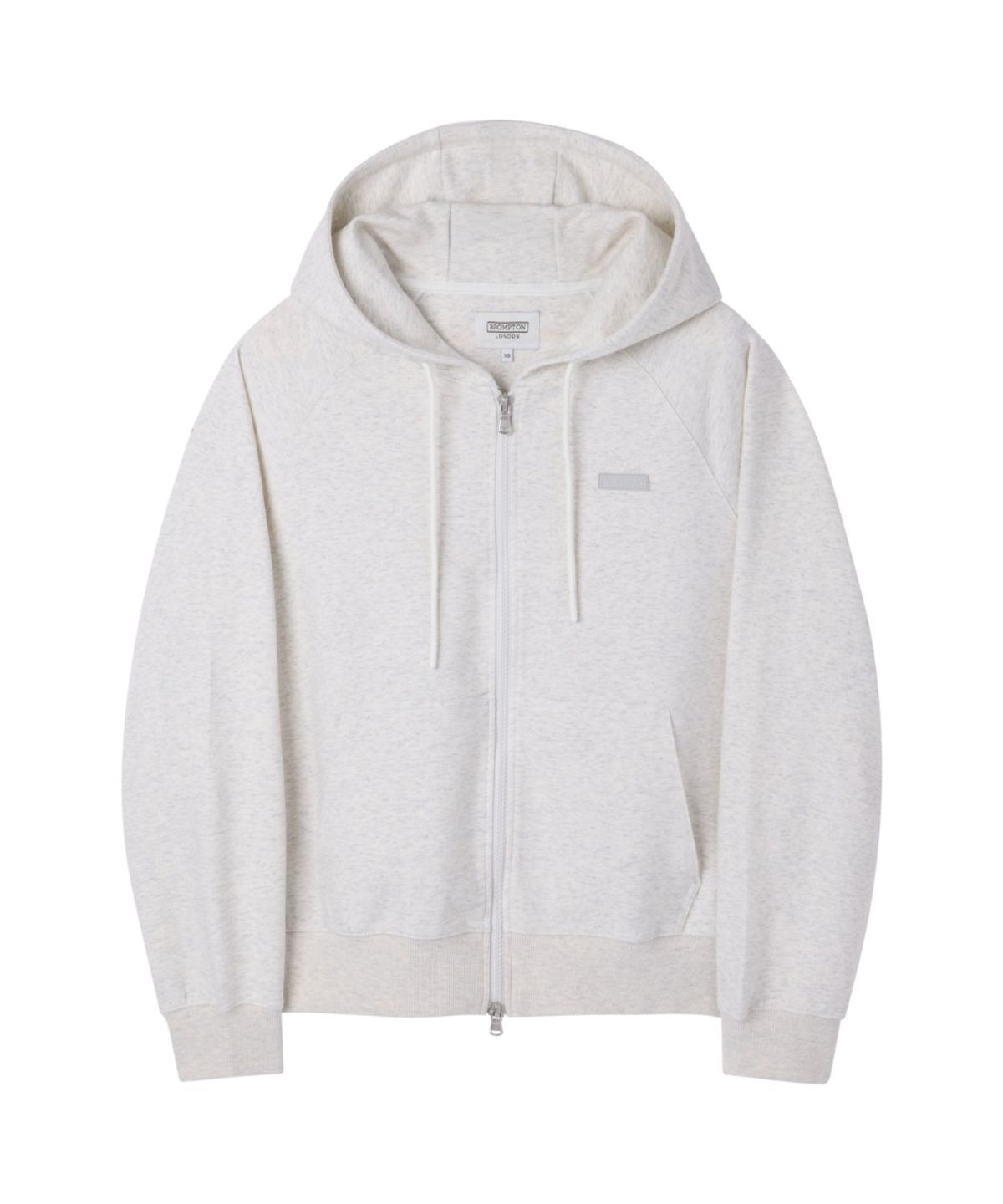 브롬톤 런던(BROMPTON LONDON) W HOODED ZIP-UP - OATMEAL (P261WFT160)