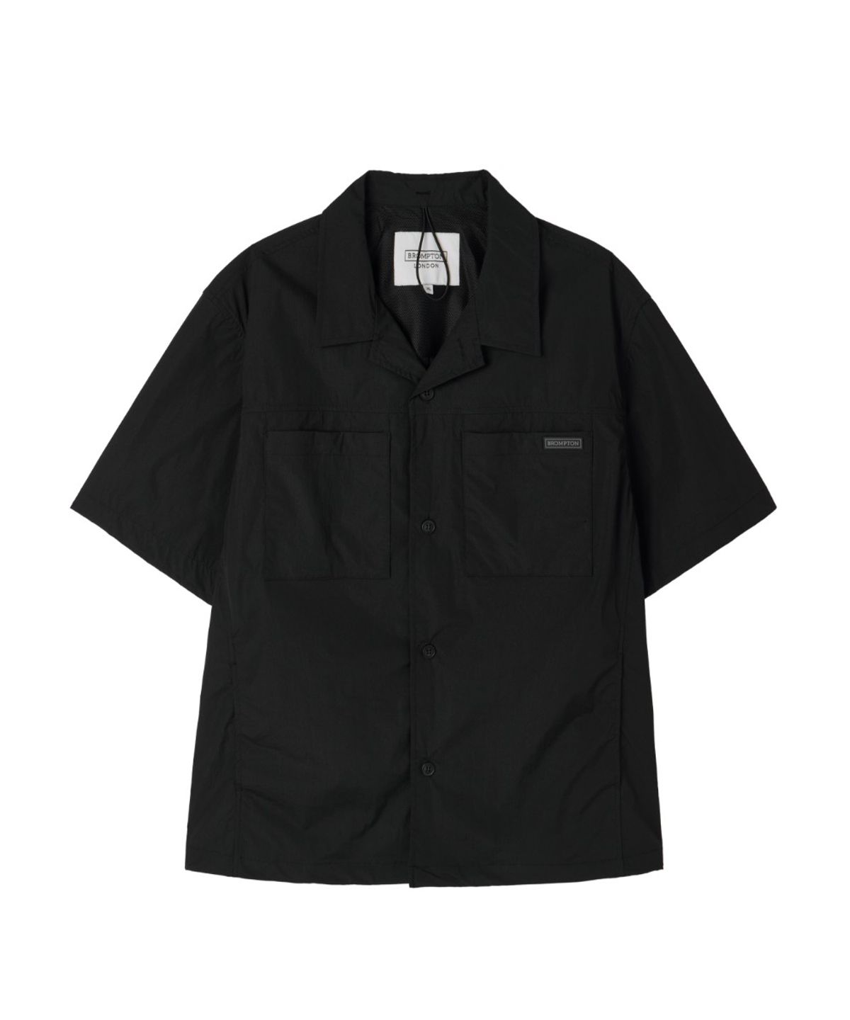 브롬톤 런던(BROMPTON LONDON) CREASE HALF SLEEVE JACKET - BLACK (P262MJK183)