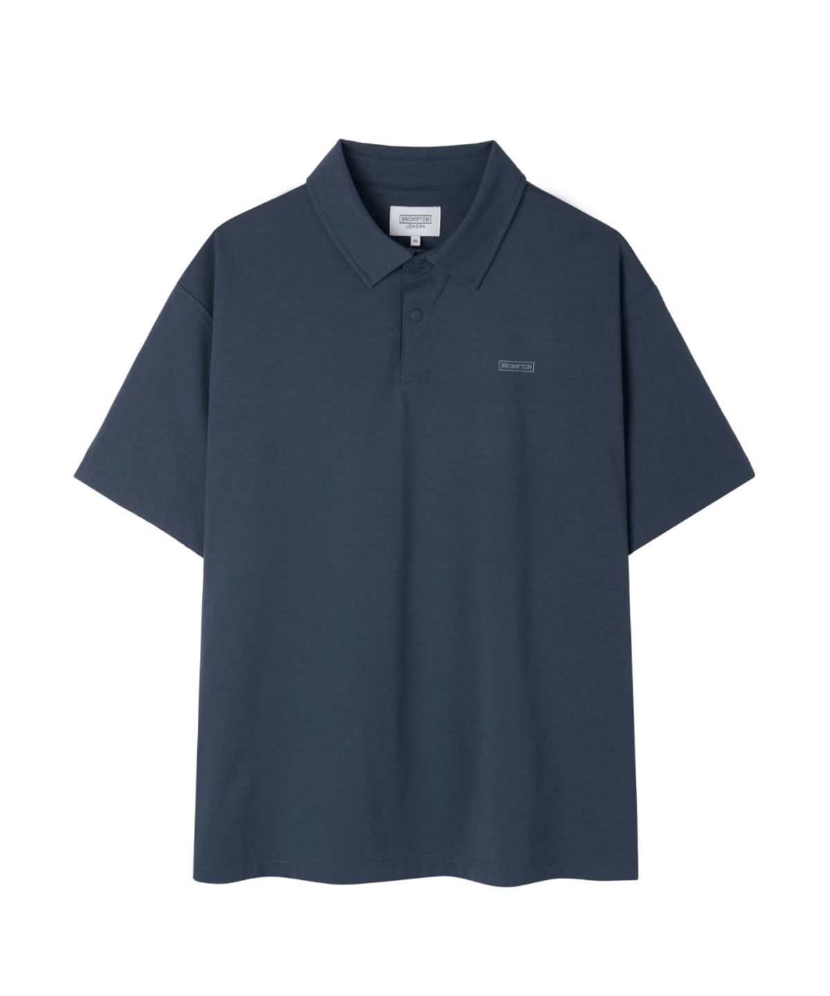 브롬톤 런던(BROMPTON LONDON) SORONA COOL COLLAR T-SHIRT - T/BLUE (P262MPL141)