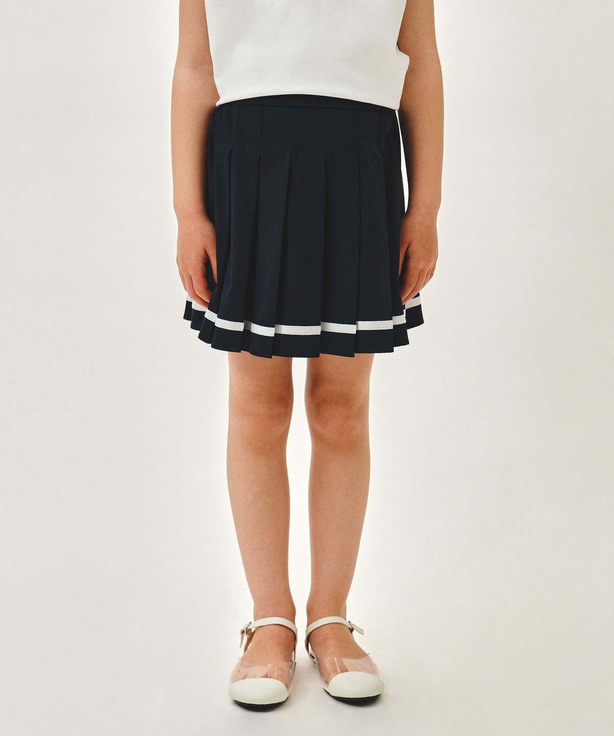 마리떼 키즈(MARITHÉ KIDS) KIDS W MARINE PLEATED SKIRT navy