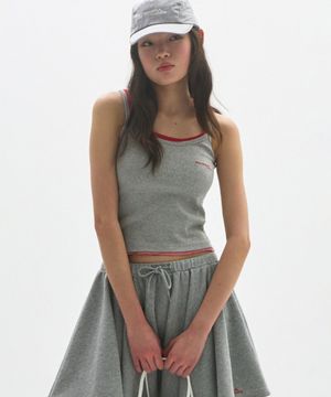 M.C Classic Logo Sleeveless Top / GRAY