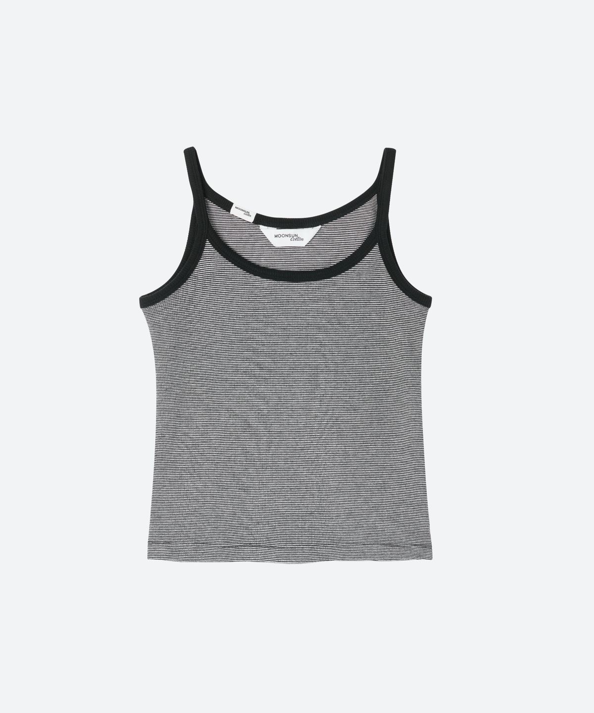 문선 아카이브(MOONSUN ARCHIVE) M.C Stripe Sleeveless Top / BLACK STRIPE