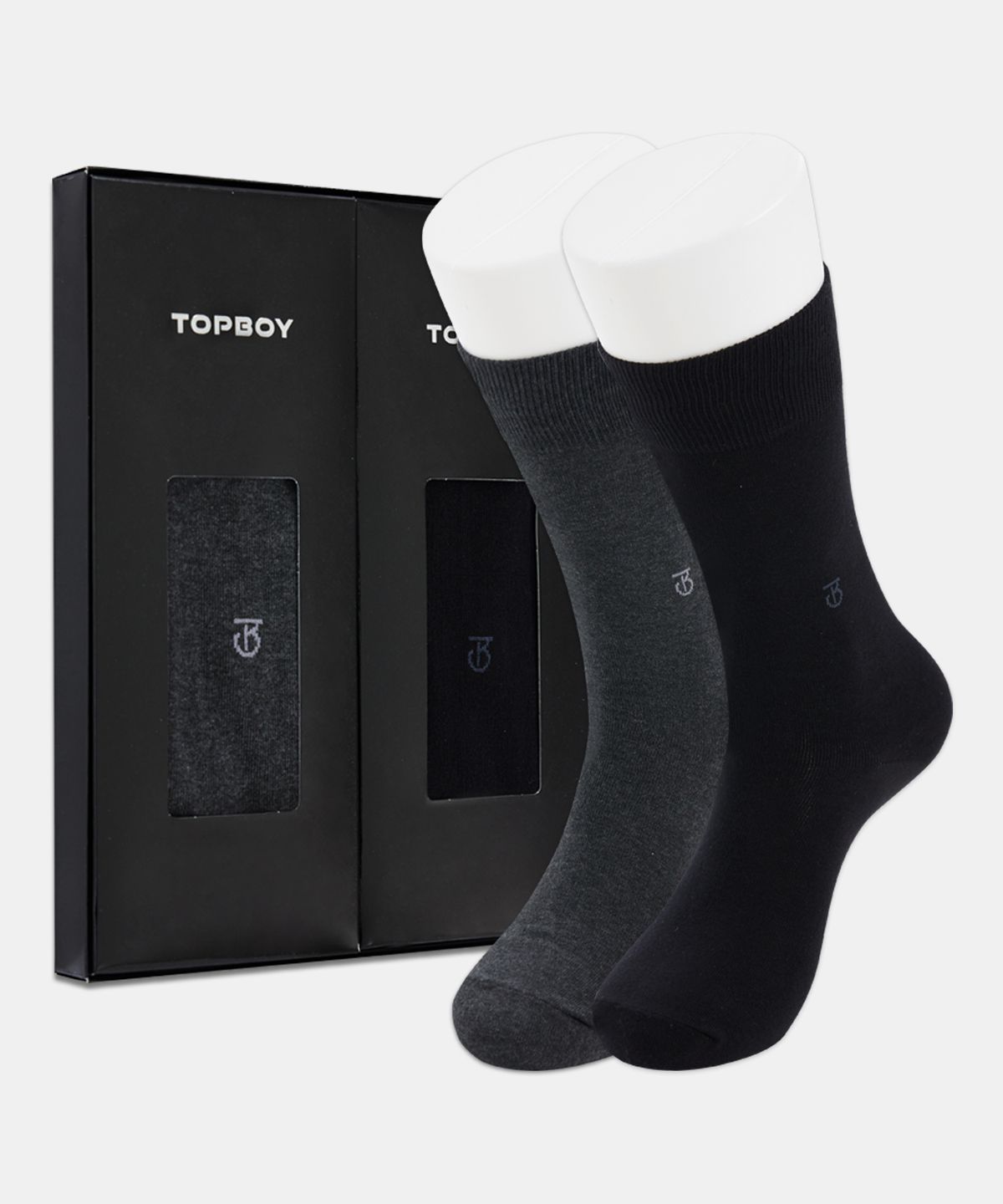 탑보이(TOPBOY) [2PACK] 에센셜 드레스 삭스