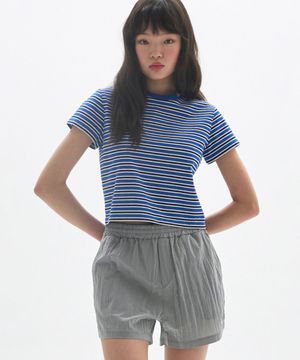 M.C Stripe Baby T-Shirt / BLUE STRIPE