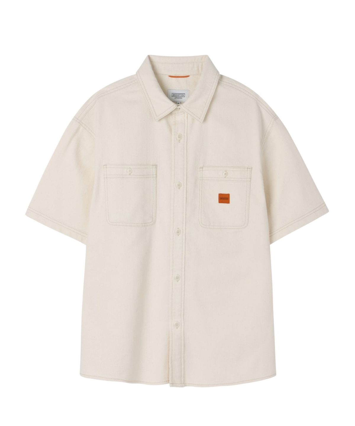 브롬톤 런던(BROMPTON LONDON) SUMMER DENIM SHIRT - IVORY (P262MSH481)