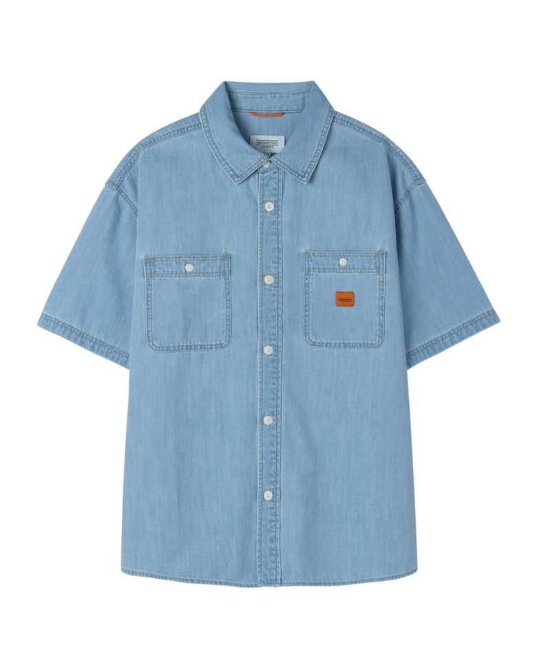 SUMMER DENIM SHIRT - L/BLUE (P262MSH481)