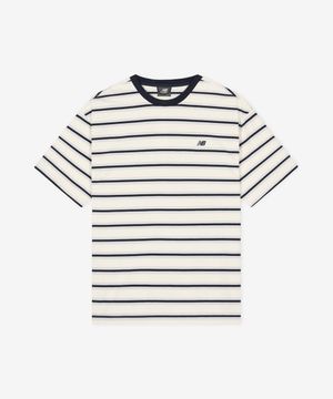 NBNEG21583 / UNI 트랙 클럽 스트라이프 반팔티 (CREAM)