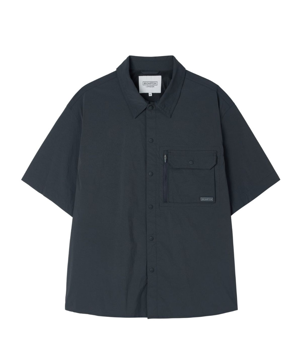 브롬톤 런던(BROMPTON LONDON) HALF SLEEVE SHIRT - CHARCOAL (P262MSH185)
