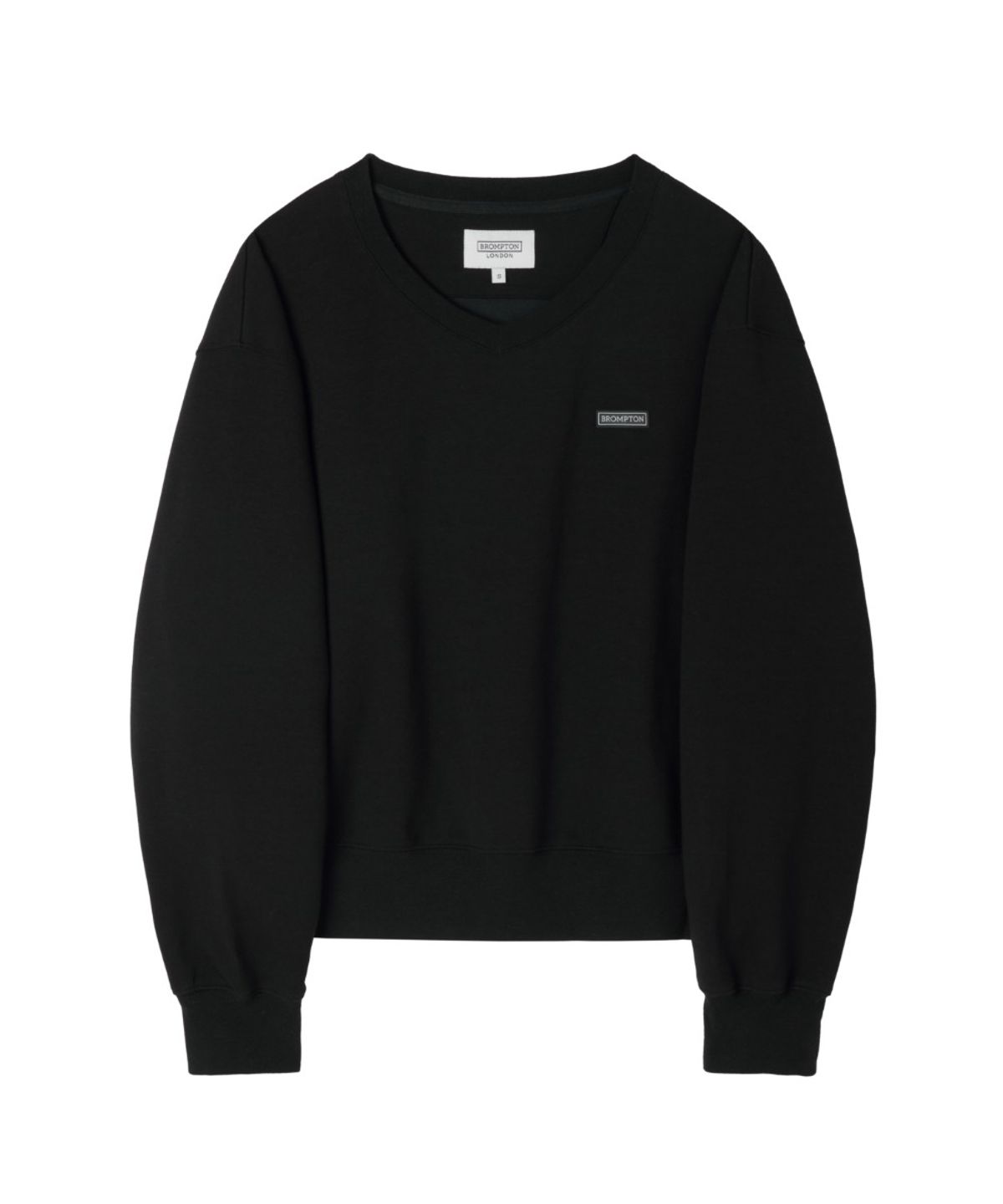 브롬톤 런던(BROMPTON LONDON) W SWEATSHIRT - BLACK (P261WSW160)