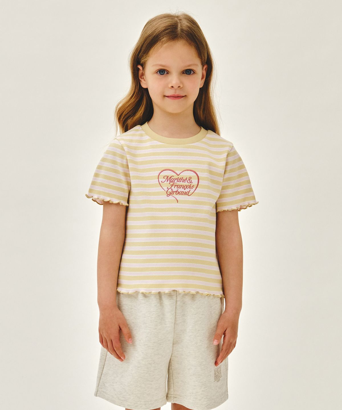 마리떼 키즈(MARITHÉ KIDS) KIDS W STRIPE TEE light yellow