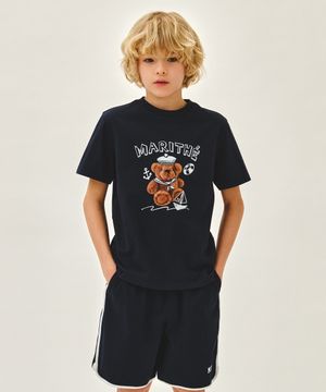 KIDS MARINE BEAR REGEN TEE navy