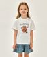 KIDS MARINE BEAR REGEN TEE white