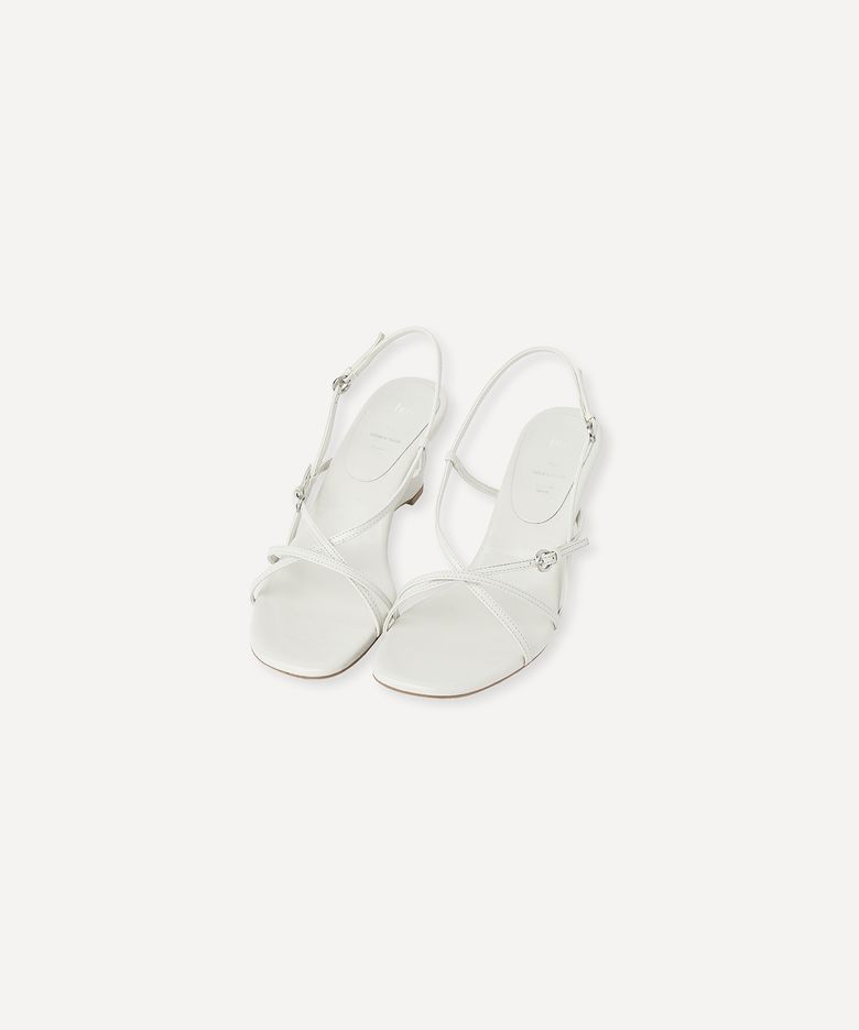 TONES STRAP WEDGE HEEL (WHITE)