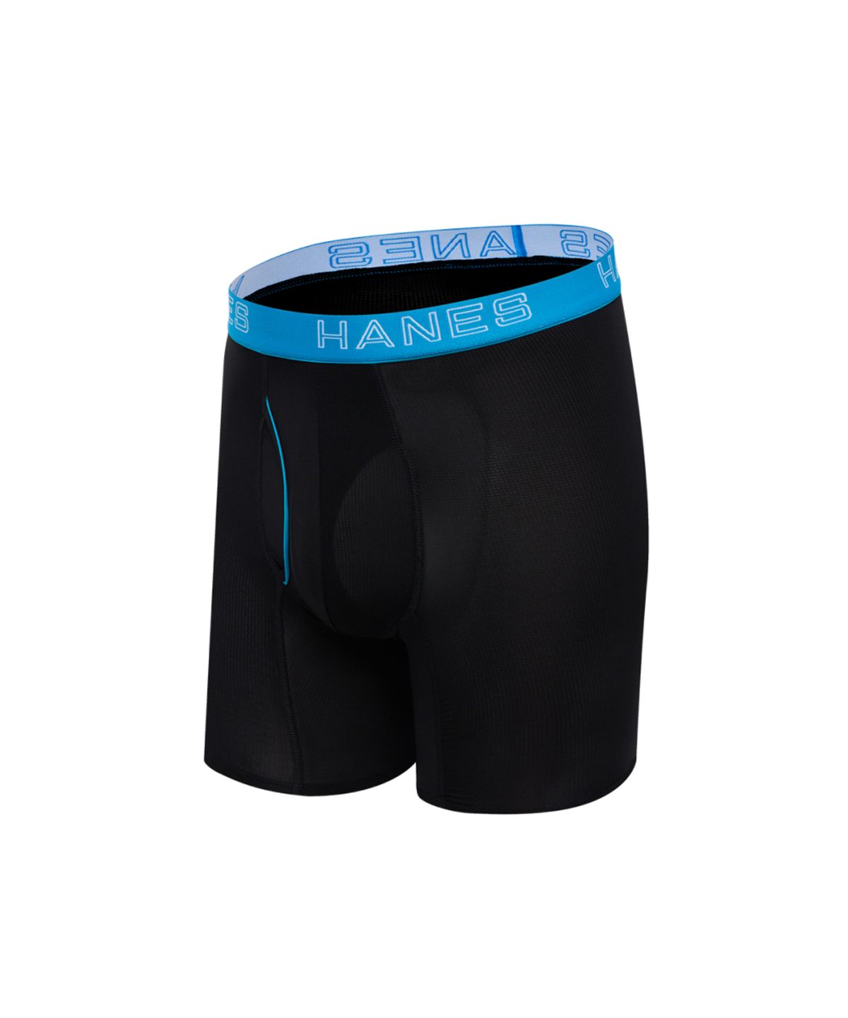 헤인즈(HANES) 컴포트 플렉스 핏 박서 브리프 (메쉬) 블랙 X 블루