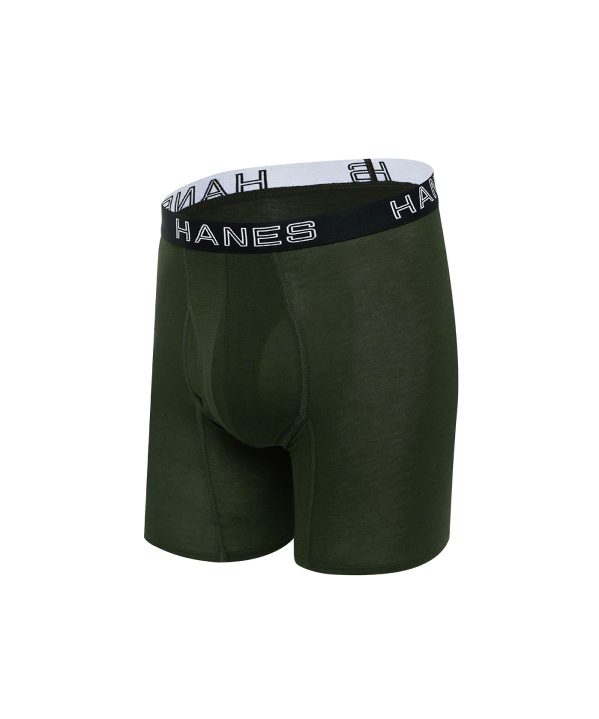 헤인즈(HANES) 컴포트 플렉스 핏 박서 브리프 딥 올리브