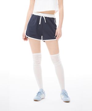 키르시 배색 돌핀 팬츠 [다크 네이비]