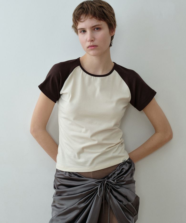 Raglan Baby T-shirt / Beige