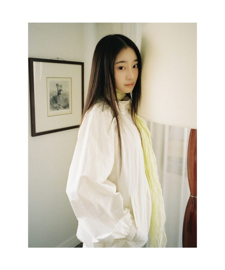 하이넥 셔링 점퍼  아이보리