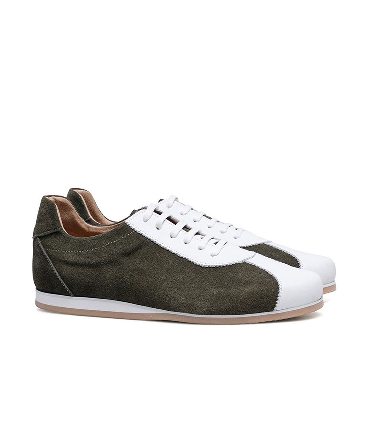 올클래식(ALLCLASSIC) ALC1380 어반 스니커즈_kakhi suede
