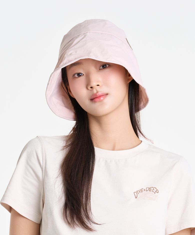 스트링 보닛햇 핑크
