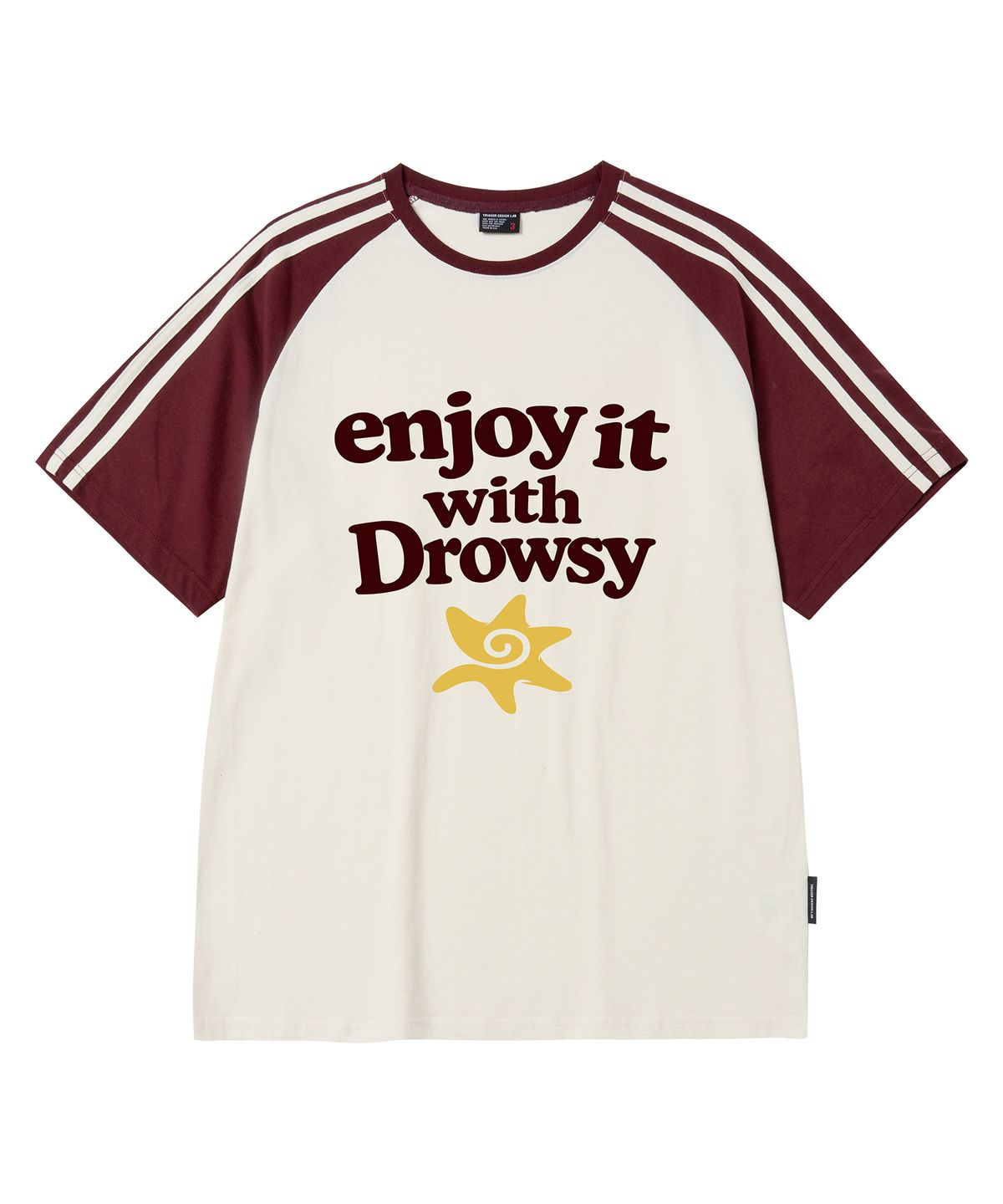 드로우시(DROWSY) DW 엔조이 래글런 반팔티셔츠 5Color